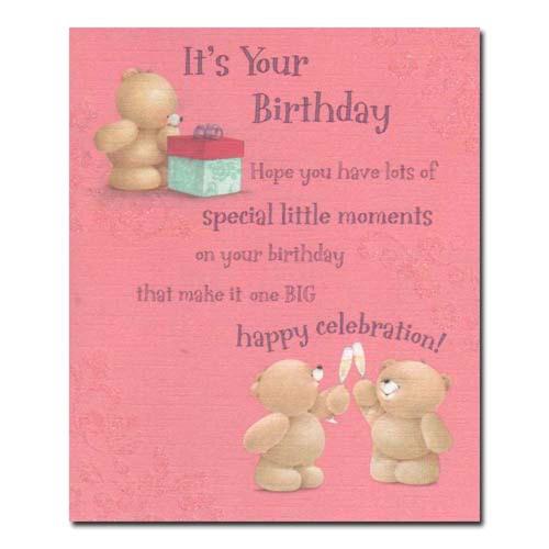 It's your Birthday Forever Friends Card